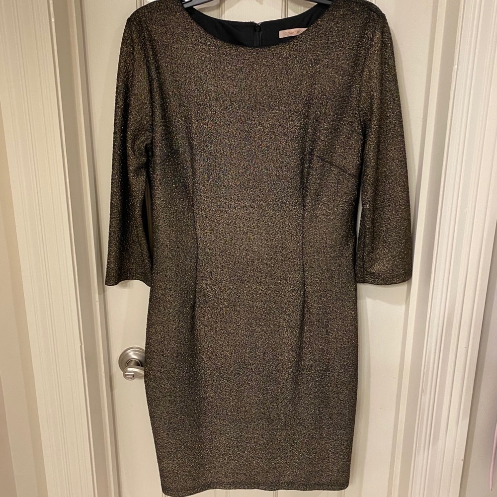 Bronze 3/4 Sleeve Dress